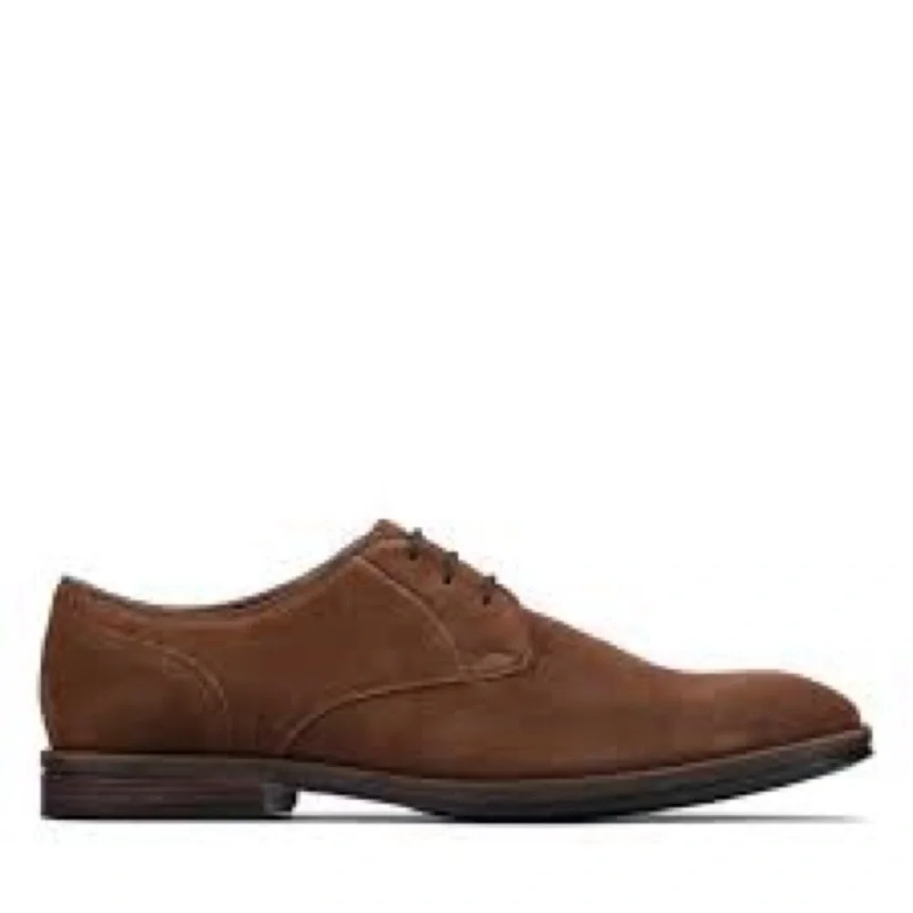 NEW!! Men’s Clarks Citistride Lace Brown Suede Size 10M